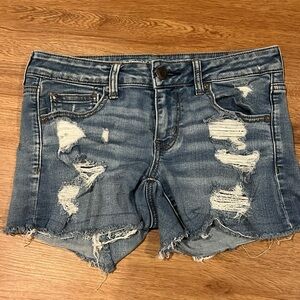 Denim shorts
